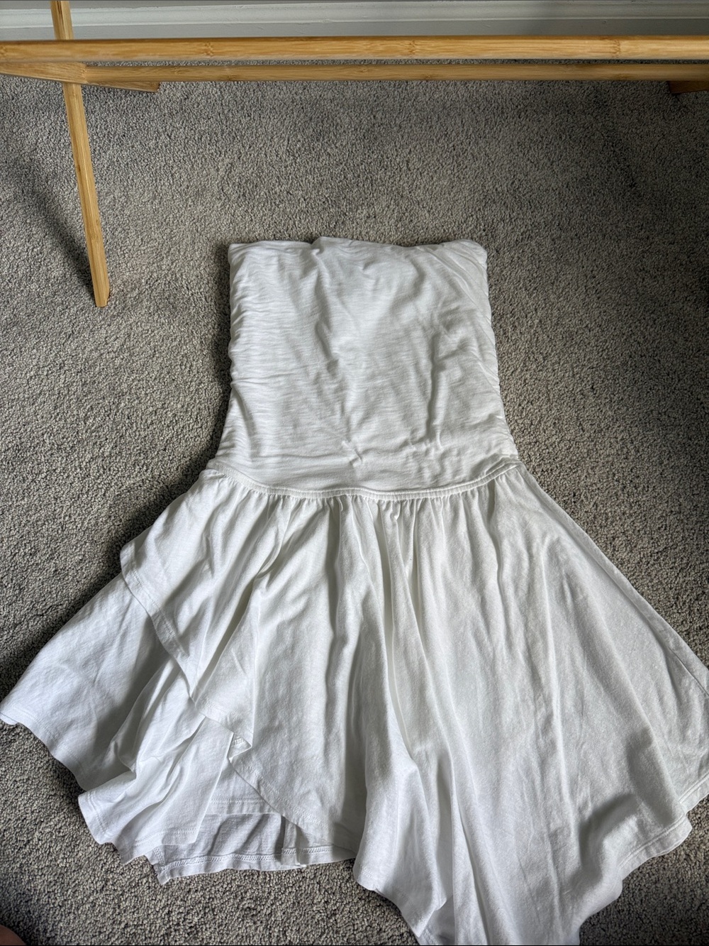aerie White Crew Neck Tee